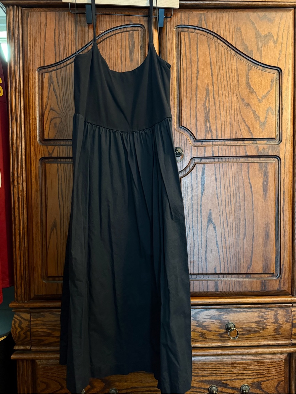 Old Navy Classic Black Spaghetti-Strap Midi Dress